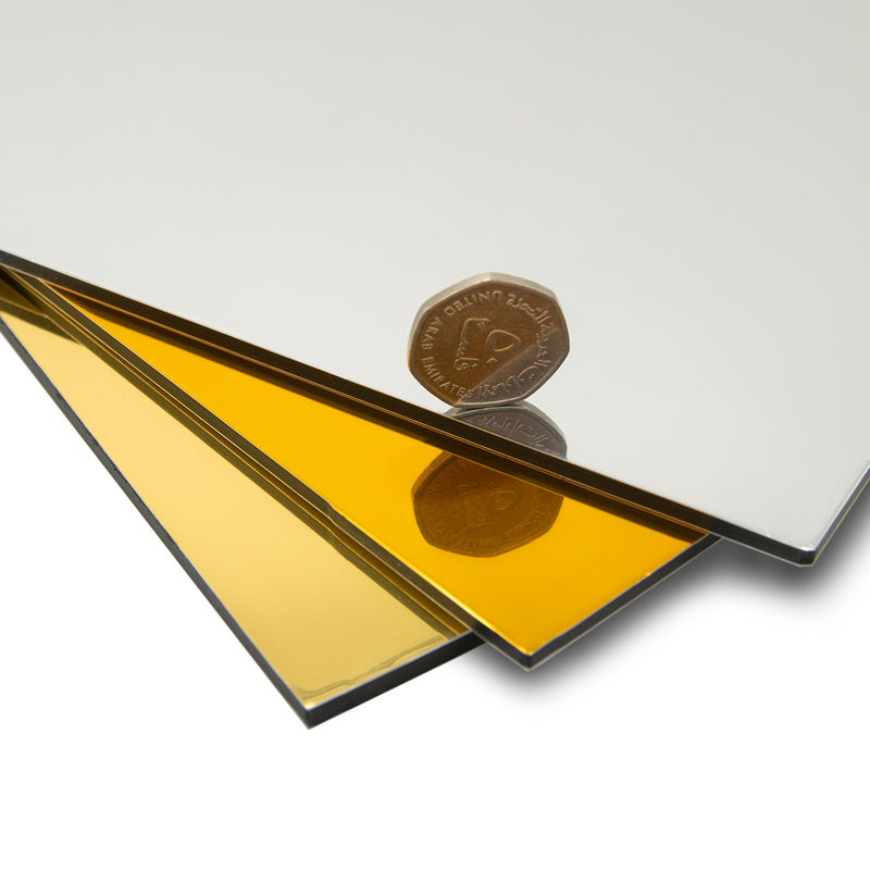Mirror Polished Aluminum Panel 0.04-0.5mm Polyethylene Core 30%-70% Gloss 1220-2000mm ISO Certified