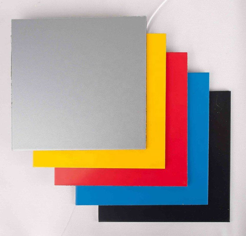 Advertising Fascia 1250mm 1500mm PVDF ACP Alucobond Drawing Aluminum Composite Panel For Curtain Wall Eaves  Indoor Shelter