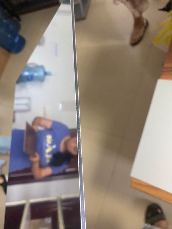 SGS Tested Mirror Aluminum Composite Panel In 1220mm Width And 0.15mm Aluminum Thickness