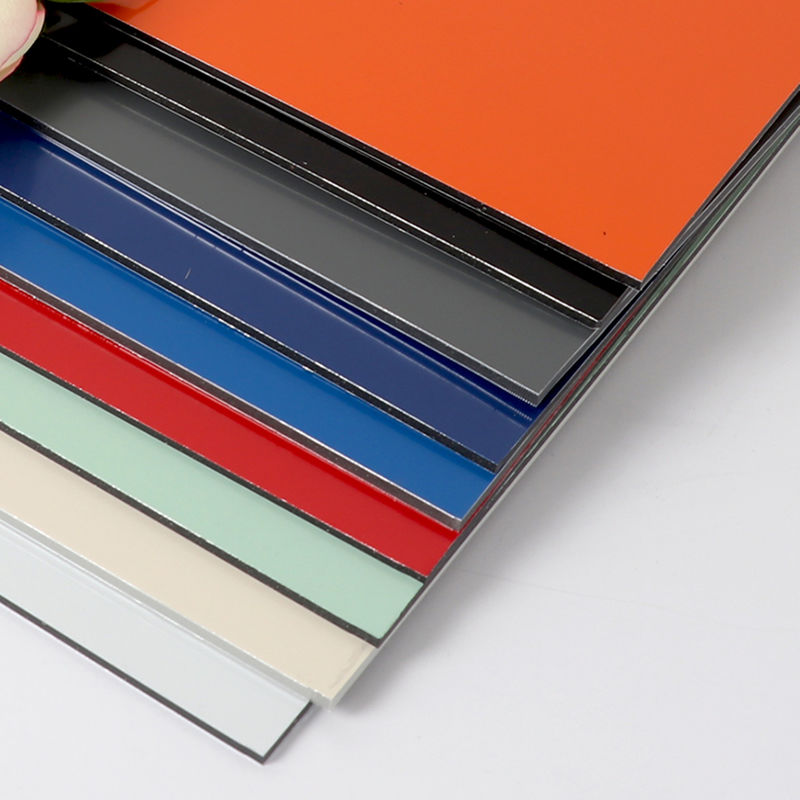 Advertising PE Core 0.3mm  ACP Alucobond Drawing Aluminum Composite Panel For Curtain Wall Eaves  Indoor Shelter