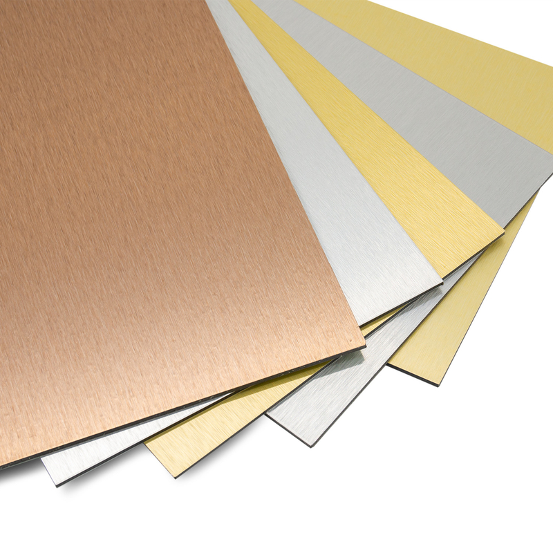 Manufacture Alucobond Drawing Aluminum Composite Panel For Cladding , Curtain Wall Eaves Interior Decoration