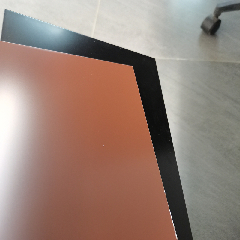 Peeling Strength More Than 7N/mm PVDF Aluminum Composite Panel Fireproof Grade B1/A2