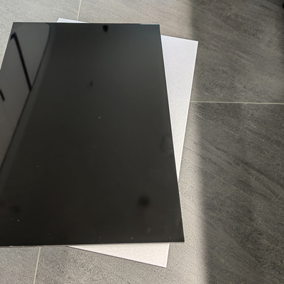Black Color PE Aluminum Composite Panel 1250mm For Interior Decoration