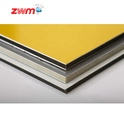 PE Aluminum Composite Panel A Wide Range Of Widths For Various Design Specifications