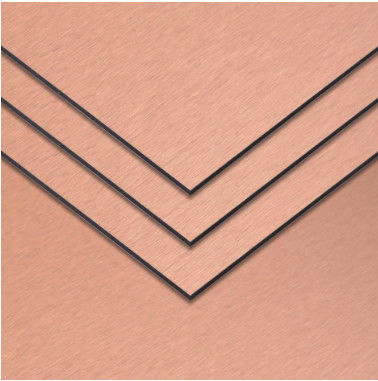 In Stock 1220*2440mm Brushed Aluminium Panel PVDF Coated, Weather-Resistant for Curtain Wall ISO 9001Factory