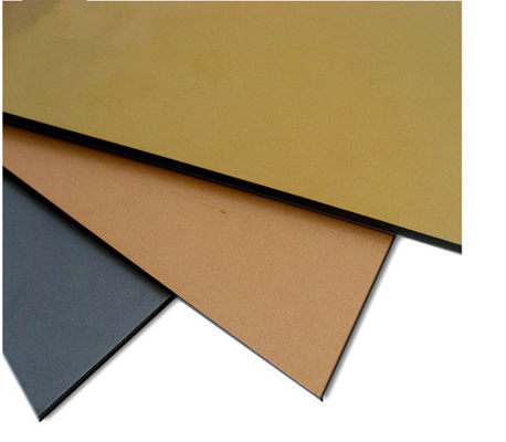 Smooth Mirror Aluminum Composite Panel With Wear Resistant Steel